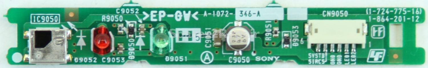 Sony KLV-27HR3 - Status Lights - 1-864-201-12 - (1-726-755-16) - A-1072-346-A