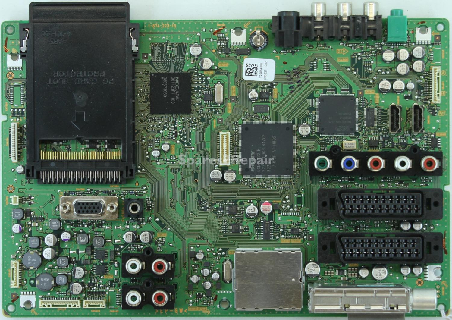 Sony KDL-32P3000 - Main AV - 1-874-223-13 - A-1276-477-A - Y2008400F