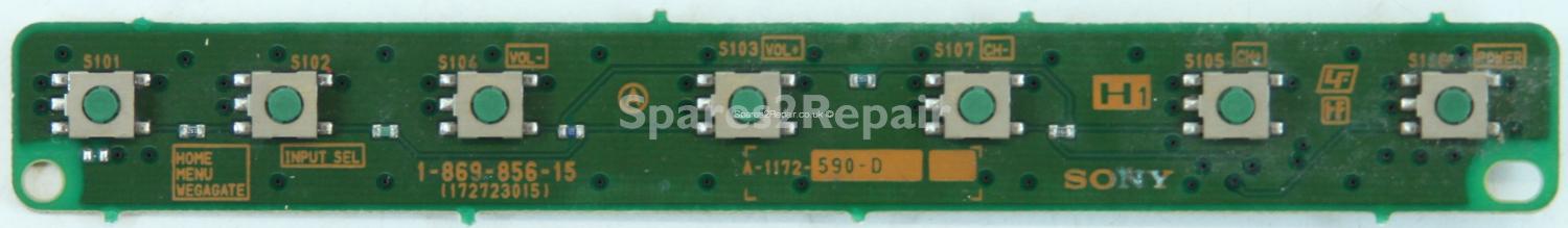 Sony KDL-32S2010 - Buttons - 1-869-856-15 - 172723015
