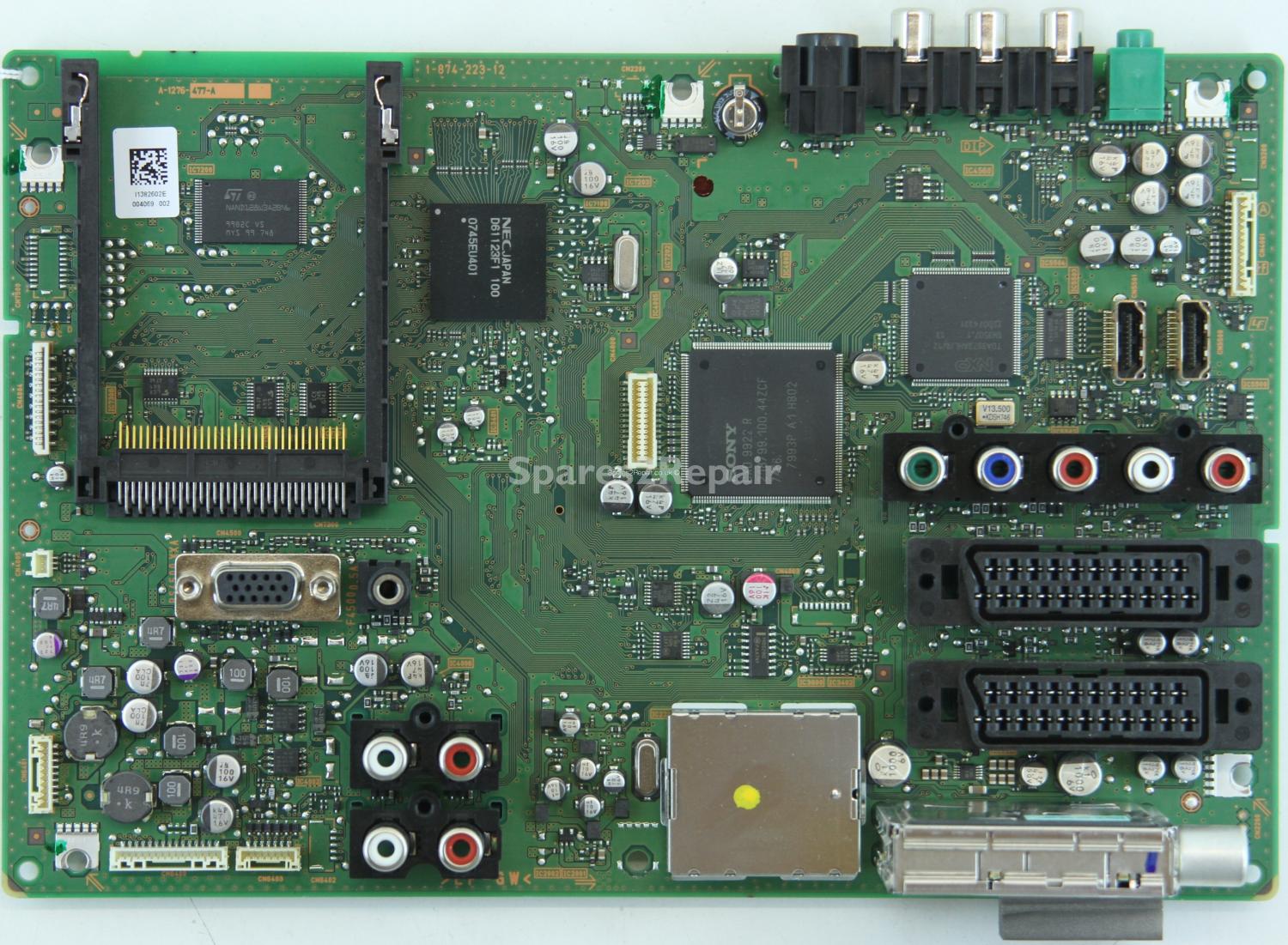 Sony KDL-40U3000 - Main AV - 1-874-223-12 - A-1276-477-A