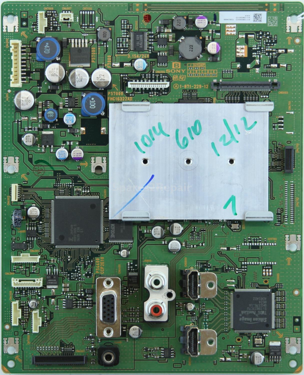 Sony KDL-40W2000 - HDMI - 1-871-229-12 - A1196582D - A1196581D