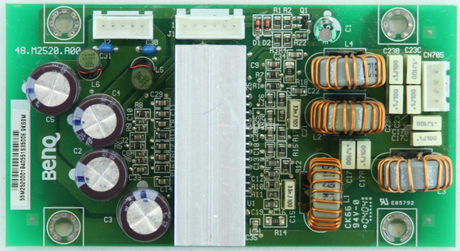 Thomson 27LCDB03B - Filter Board - 55.M2520.001 - 48.M2520.A00