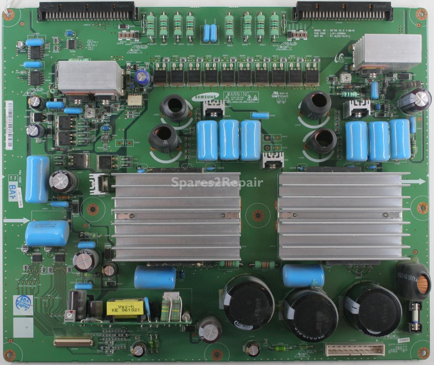 Time PLM-PD-500-SI - YSUS - LJ92-01389B A1 - LJ41-03880A - R1.0 - 50HD V5.0 Y-MAIN