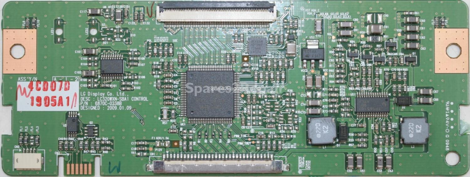 Toshiba 32AV615DB - LVDS - 6871L-1905A - 6870C-0238B - LC320WXN-SBA1 CONTROL
