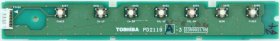 Toshiba 27WL56P - Buttons - PD2119 A-3 - 23590217B (Without Plastic)