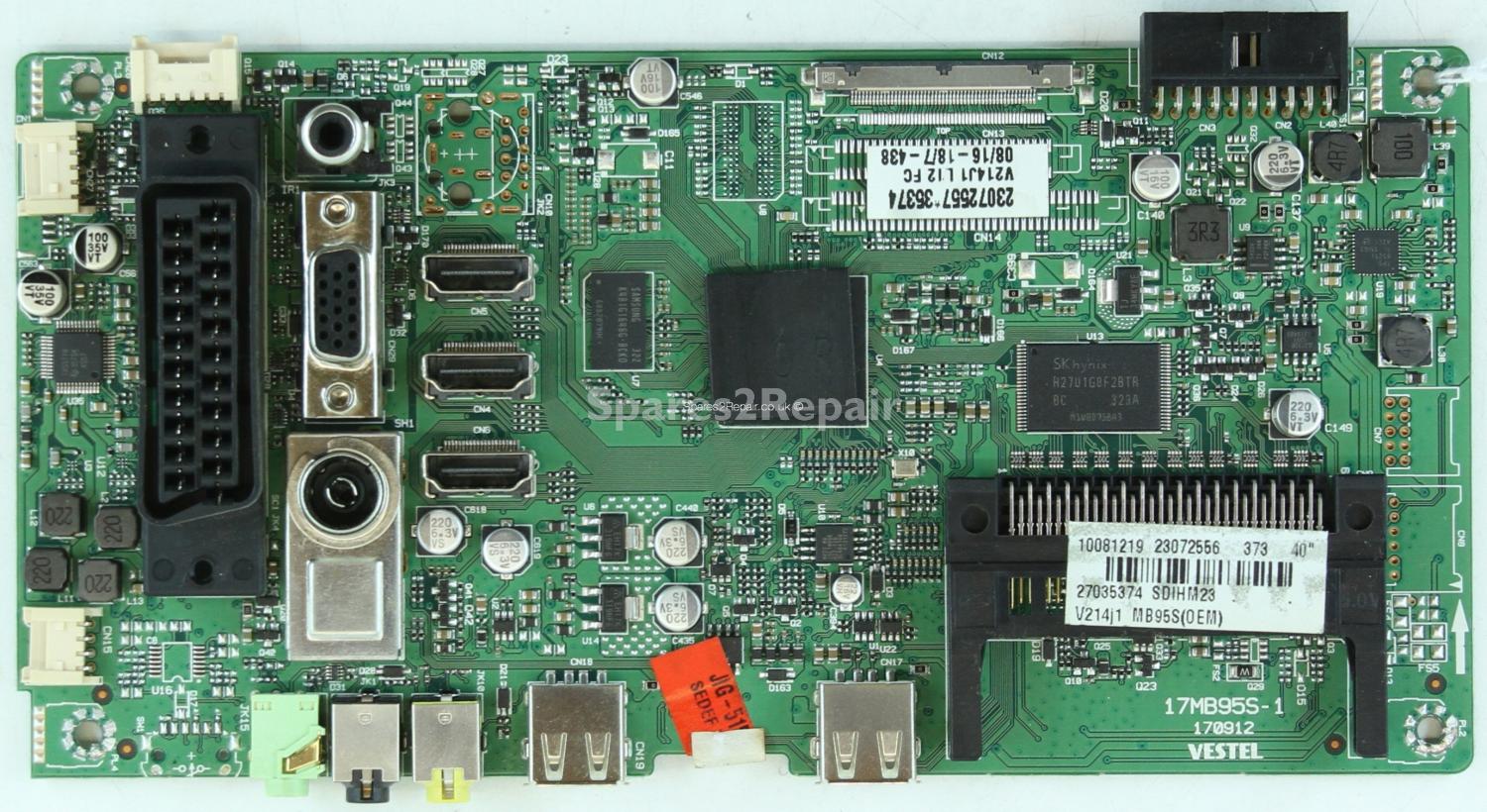 Toshiba 40L1333B - Main AV - 23072556 - 17MB95S-1 - 170912