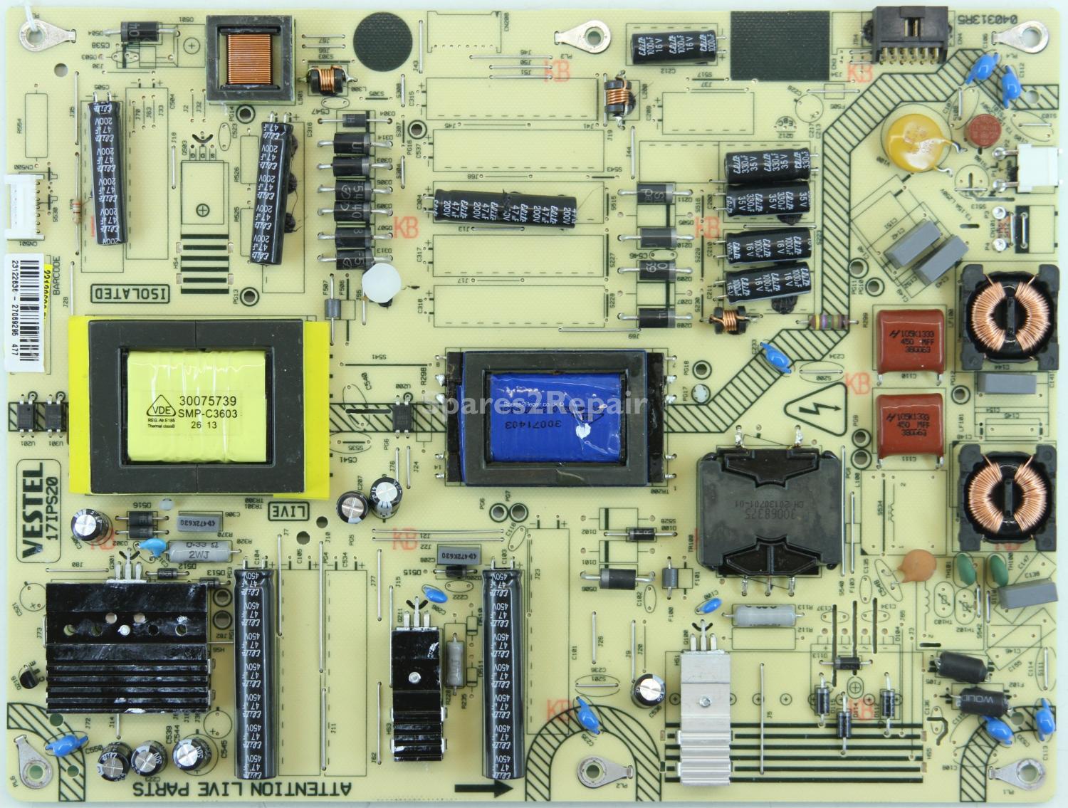 Toshiba 40L1333DB - PSU - 23122636 - 17IPS20 - 040313R5