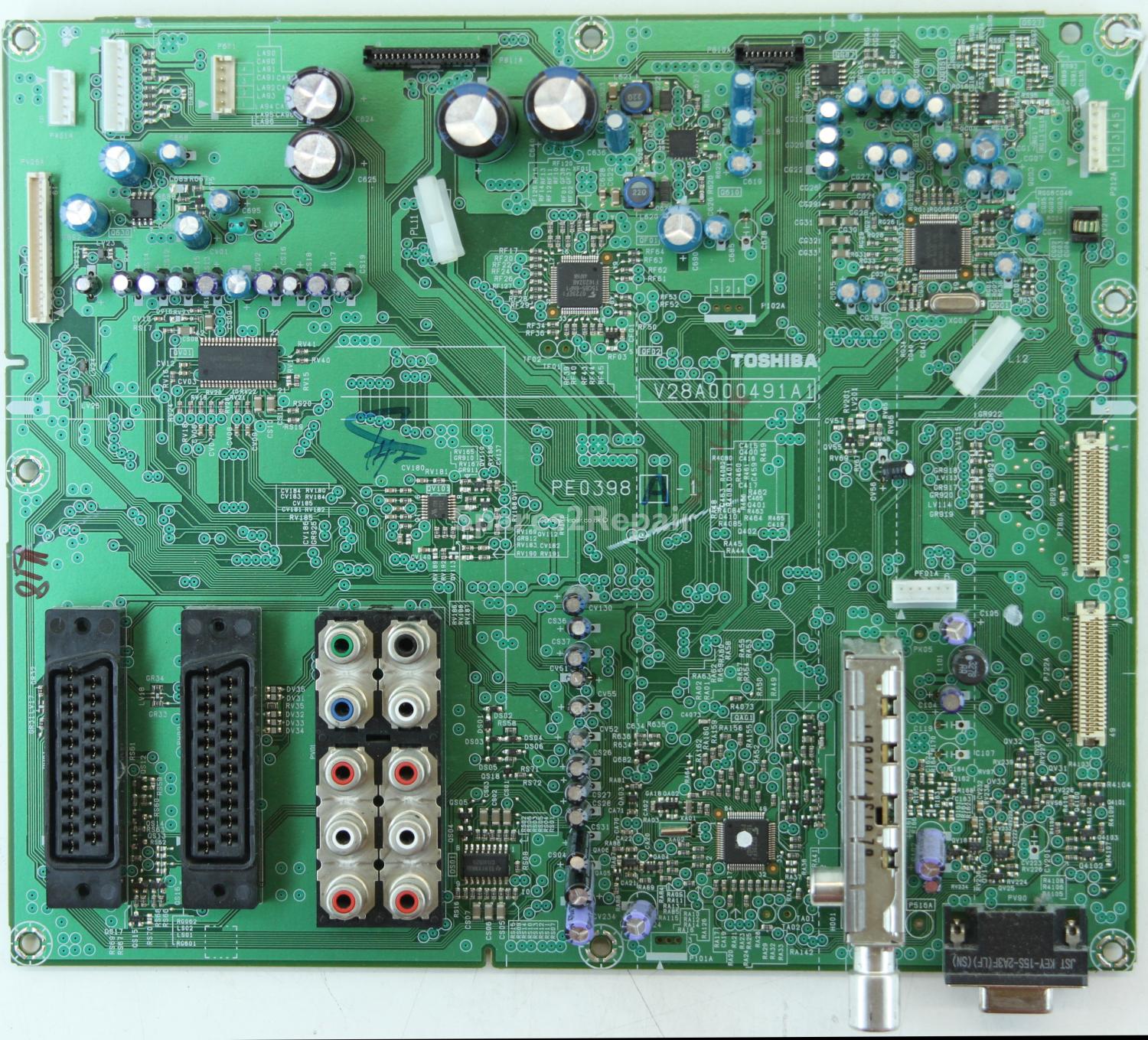 Toshiba 47Z3030D Main AV - PE0398 A-1 - V28A000491A1